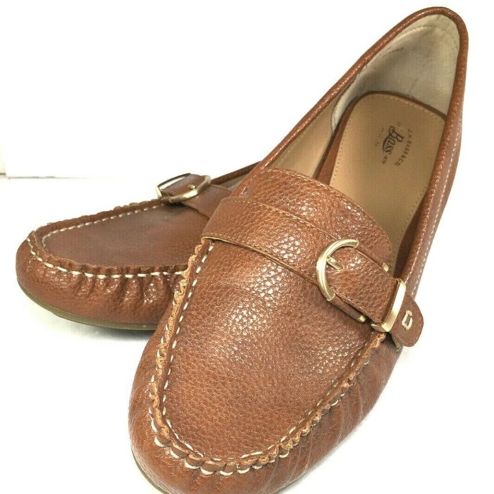 G.H. Bass & Co. Betsy Brown Faux Leather Loafers